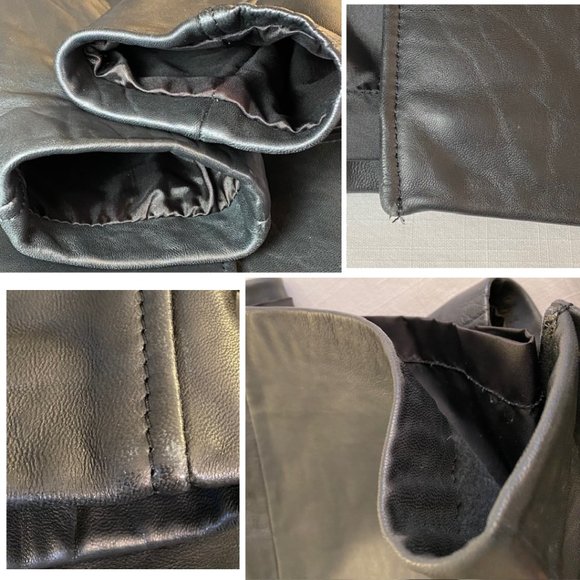 Cassidy Vintage 80's Leather Tapered Trench Coat - Small - Picture 15 of 16